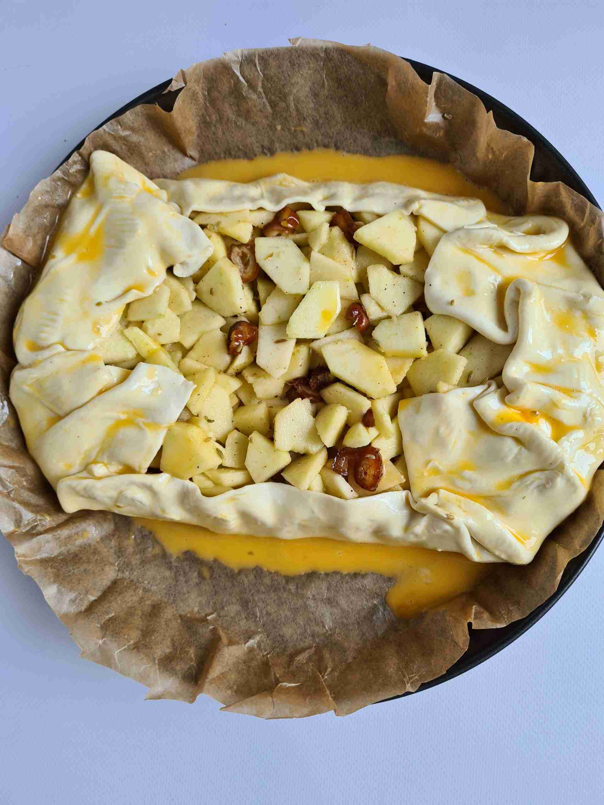 In de oven voor 25 minuten ongeveer.