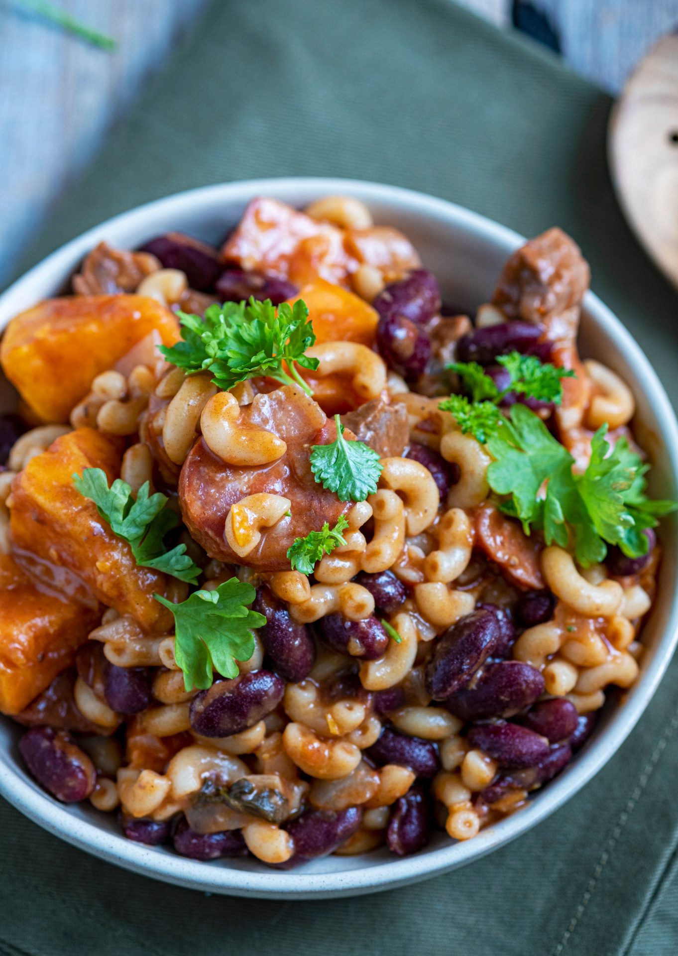 Bonenschotel op Portugese wijze