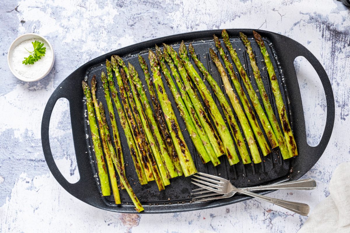 Gegrilde asperges