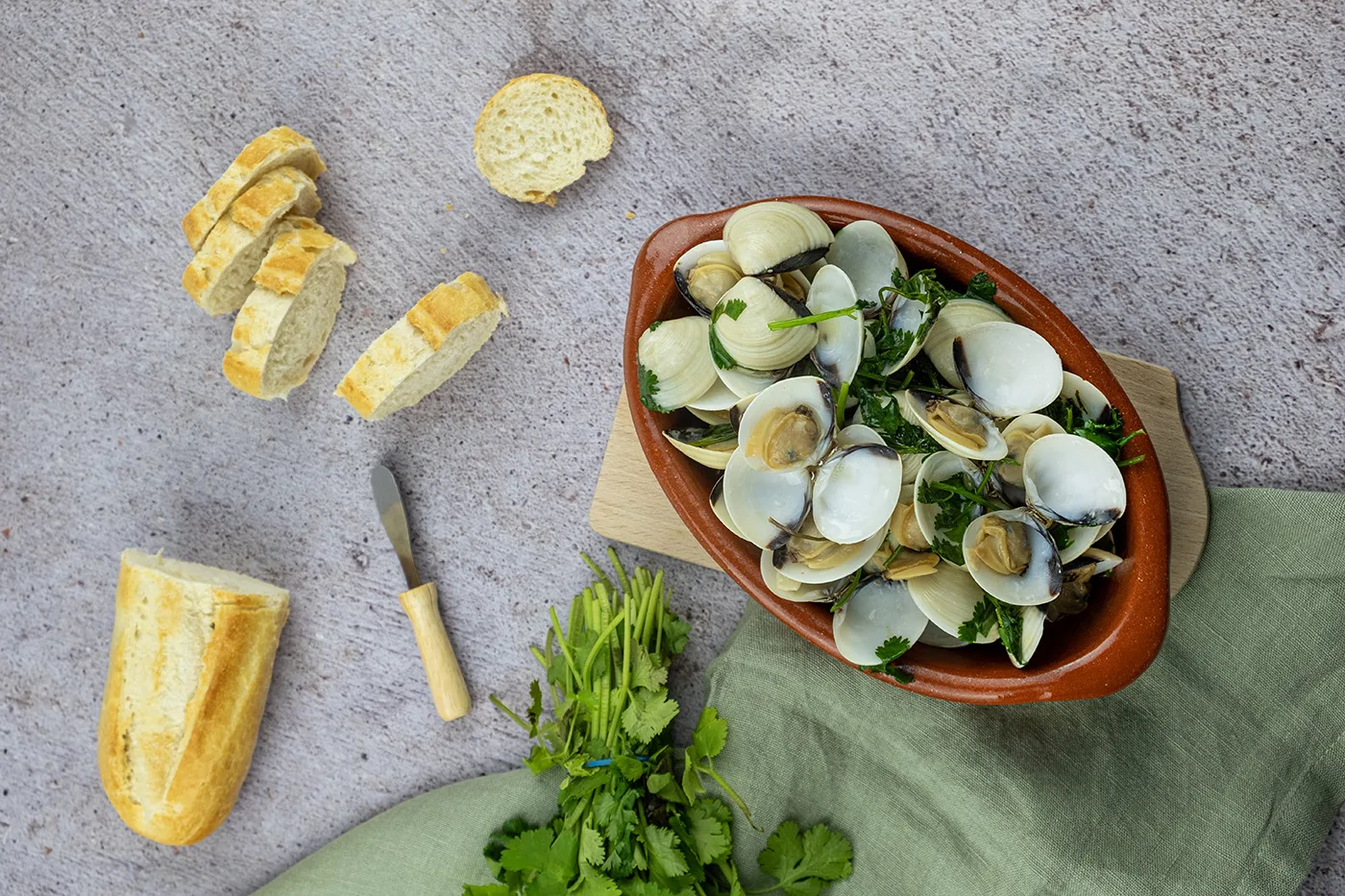 Recept Amêijoas á Bulhão Pato