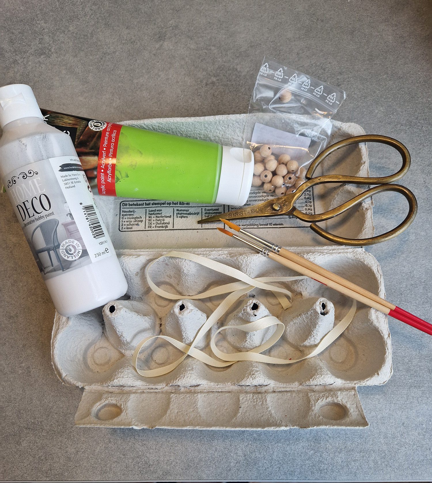 Benodigdheden, Lente Knutsel