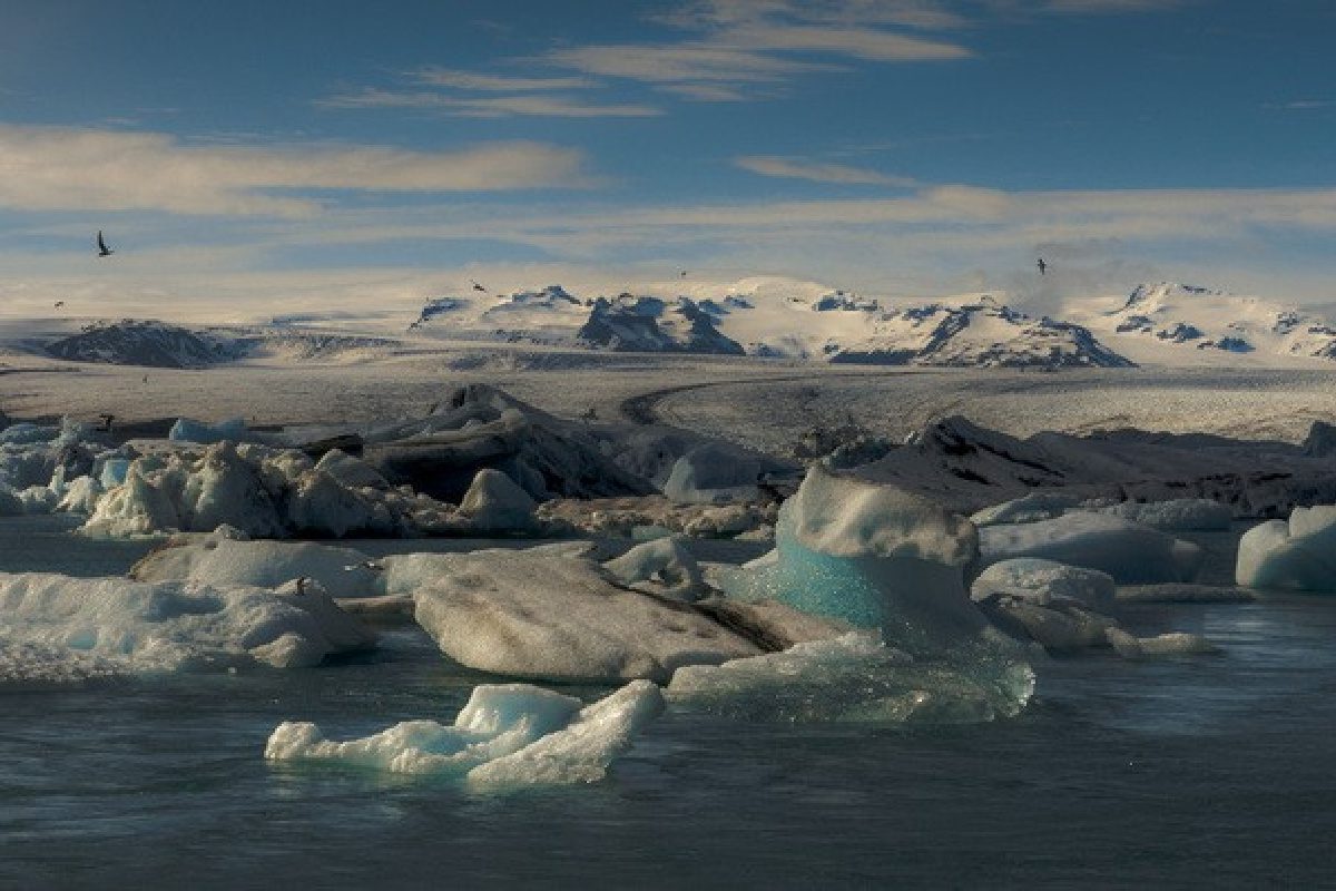 Jökulsárlón gletsjer IJsland