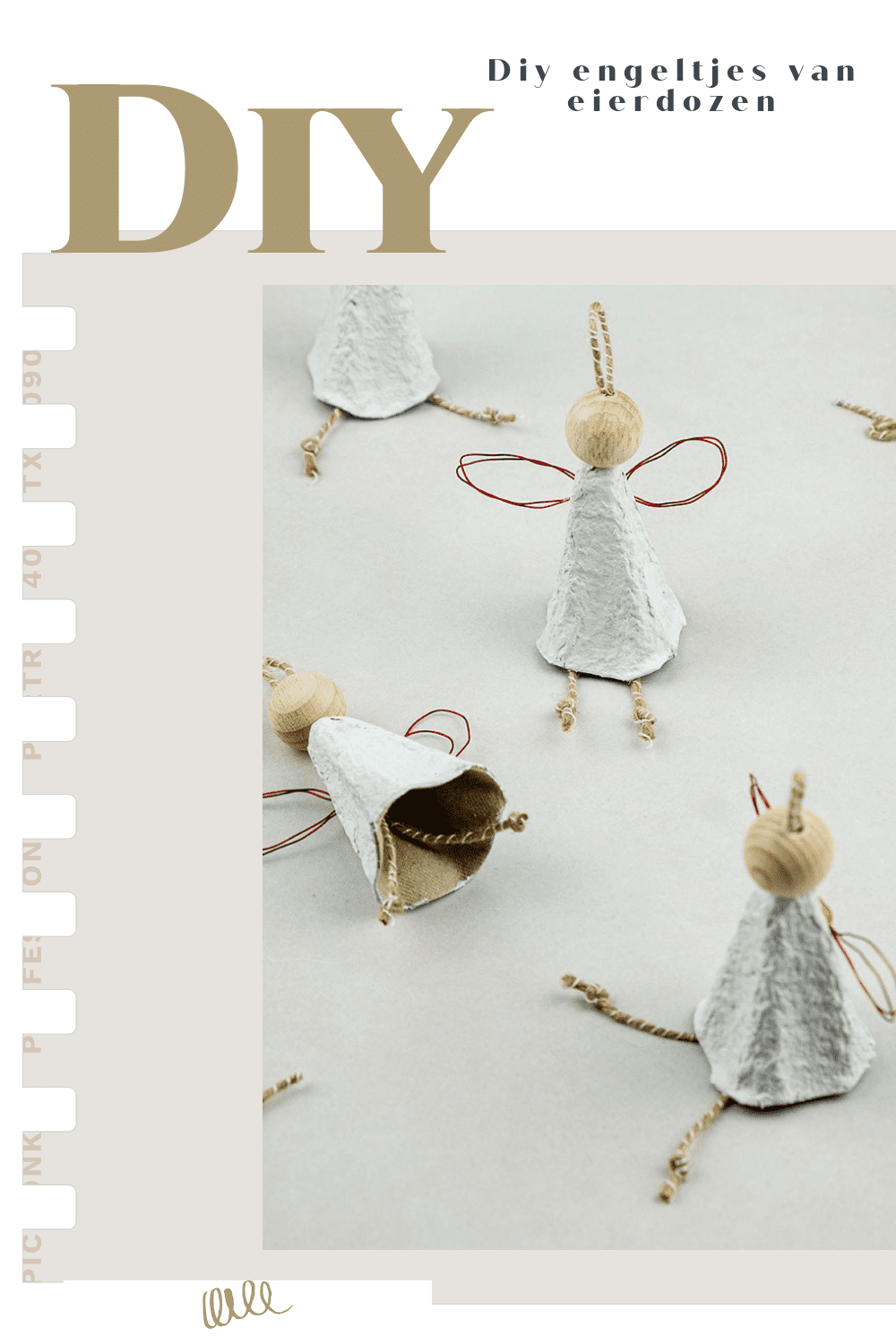 Instructies: Diy engeltjes van eierdozen