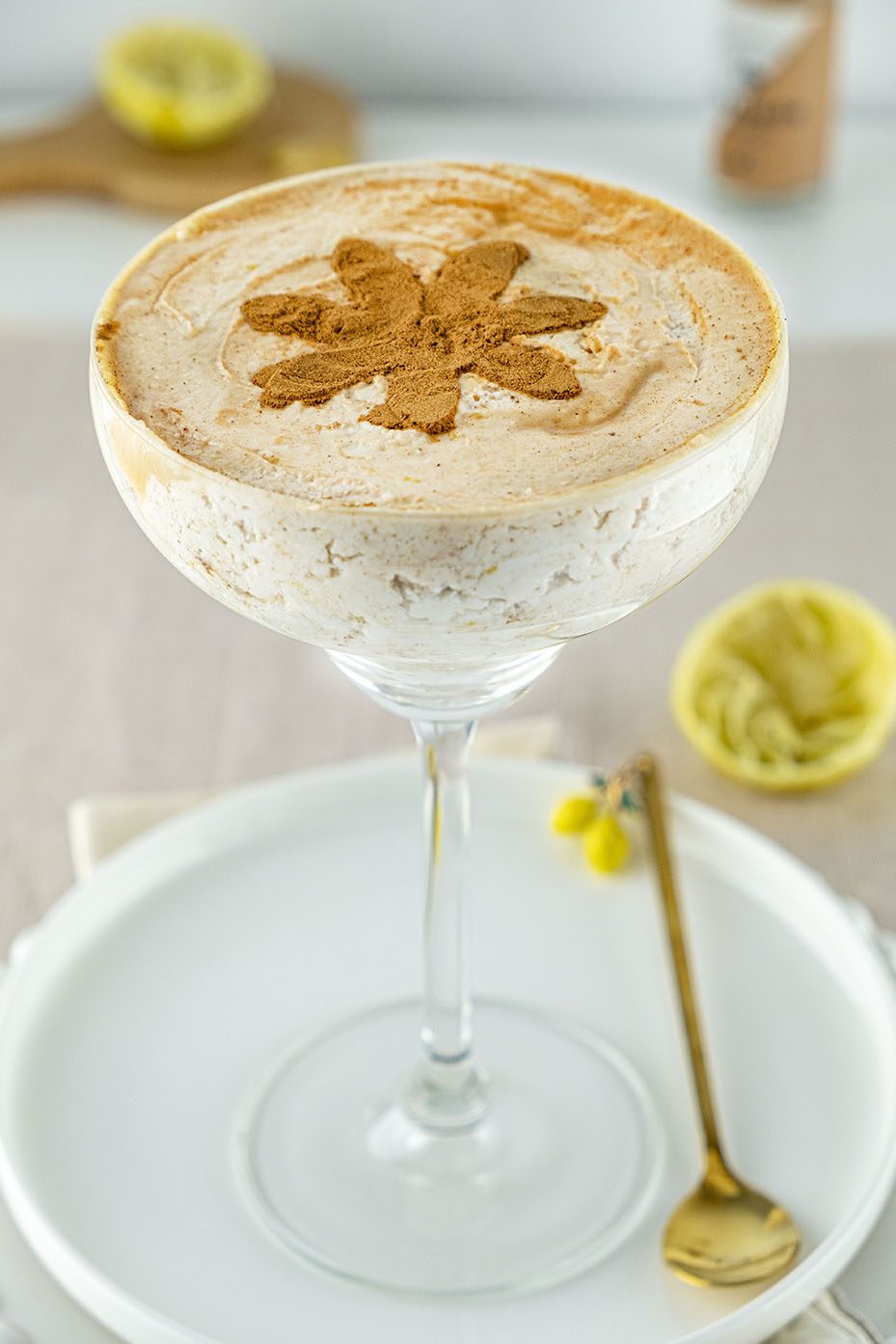 Toetje met kaneelroom mascarpone