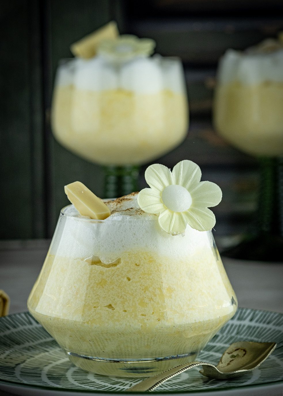 Witte chocolademousse om te smullen