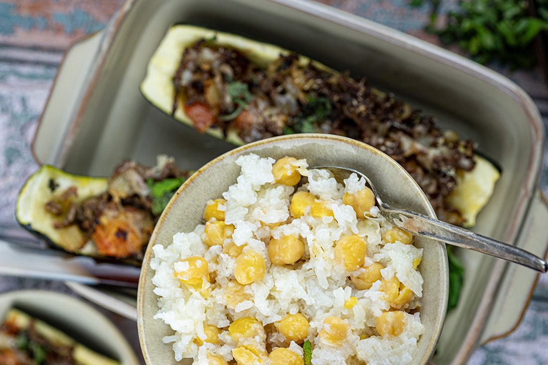 Kikkererwten kun je vervangen door diepvrieserwten