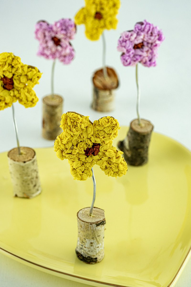 Papierbloemen Knutselen