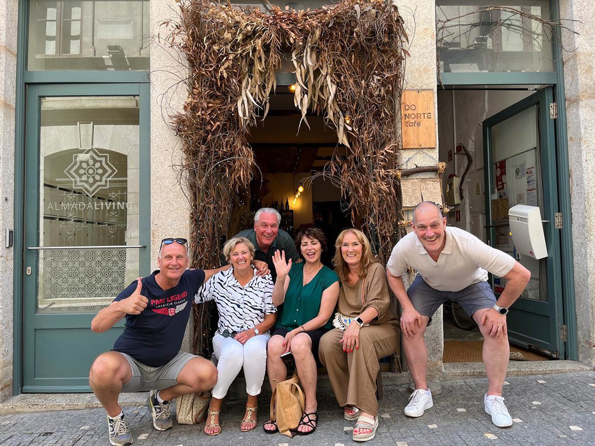 Met vrienden in Porto