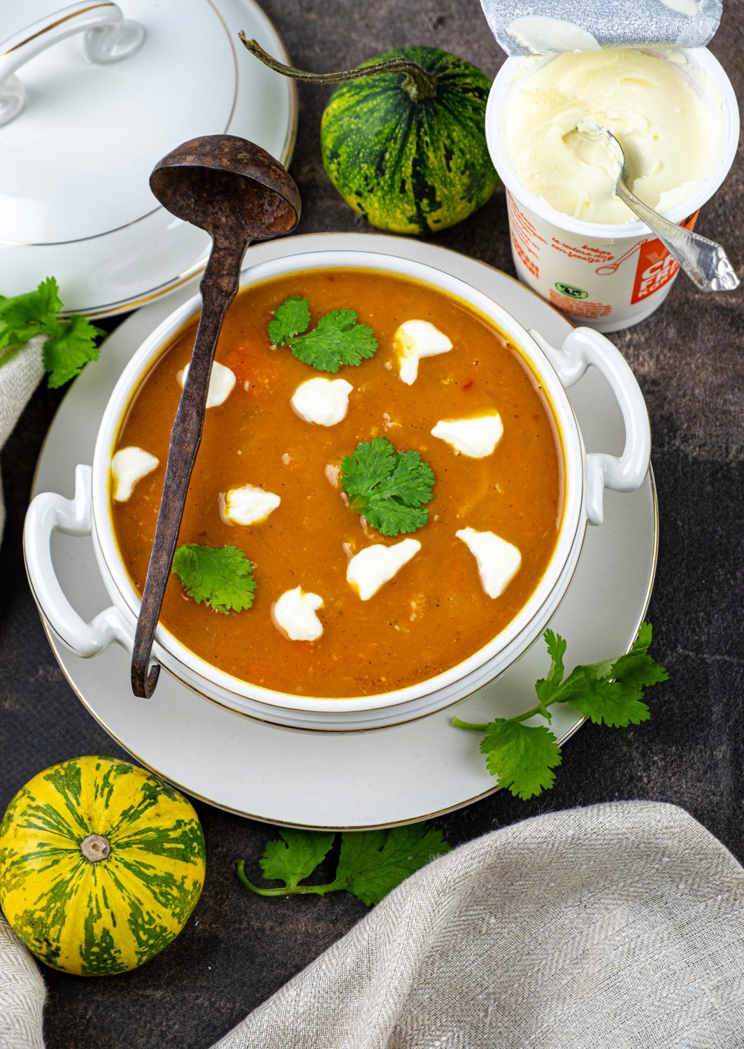 Pompoensoep met winterpeen